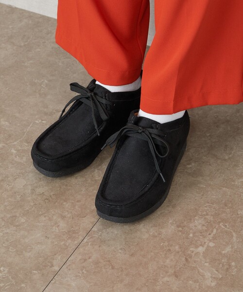 FREAK'S STORE（フリークスストア）の「限定展開　フェイクスウェード モカシン ショートブーツ（モカシン/デッキシューズ・レディース・ネイビー/ブラック/キャメル/ベージュ/グレー・24.5cm/23.5cm/24.0cm/23.0cm）」の7枚目の写真