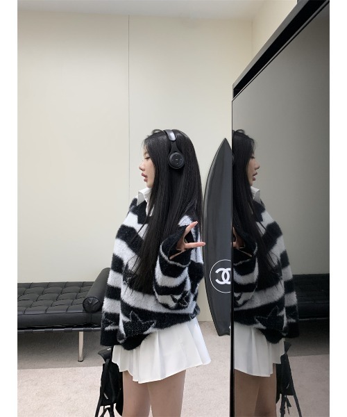 DEVICE（デバイス）の「【ベストにもなる】 3way ボーダー スター Y2K