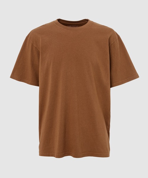 ECOCYCLE(エコサイクル)の「ELEVATED SS TEE_BROWN(サイドシームあり)(Tシャツ/カットソー・メンズ・ホワイト系その他2/ブラウン系その他/グレー系その他/ブラウン系その他2/ブラウン系その他3/ベージュ/ブラウン・L/M/XS/XL/S/XXL)」の1枚目の写真