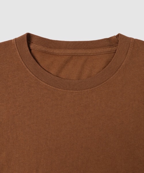 ECOCYCLE(エコサイクル)の「ELEVATED SS TEE_BROWN(サイドシームあり)(Tシャツ/カットソー・メンズ・ホワイト系その他2/ブラウン系その他/グレー系その他/ブラウン系その他2/ブラウン系その他3/ベージュ/ブラウン・L/M/XS/XL/S/XXL)」の9枚目の写真