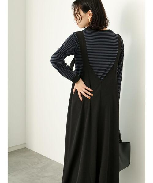 Samansa Mos2 blue（サマンサモスモスブルー）の「前後2WAYノットワンピース（ワンピース・レディース・ブラック/ブラウン/チャコールグレー・F）」の10枚目の写真