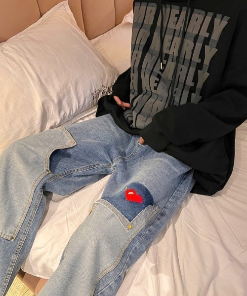 MGV(エムジーヴィー)の「ストリートハートロゴデニム(デニムパンツ・メンズ・ライトブルー/ブルー・LARGE/MEDIUM/X-LARGE)」の15枚目の写真