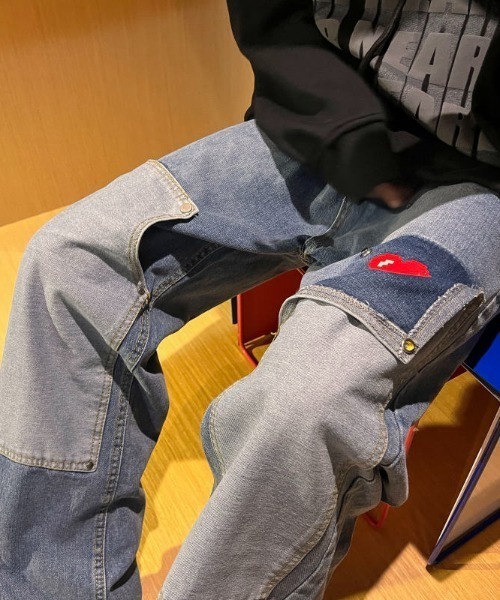 MGV(エムジーヴィー)の「ストリートハートロゴデニム(デニムパンツ・メンズ・ライトブルー/ブルー・LARGE/MEDIUM/X-LARGE)」の16枚目の写真
