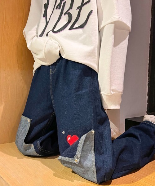 MGV(エムジーヴィー)の「ストリートハートロゴデニム(デニムパンツ・メンズ・ライトブルー/ブルー・LARGE/MEDIUM/X-LARGE)」の13枚目の写真