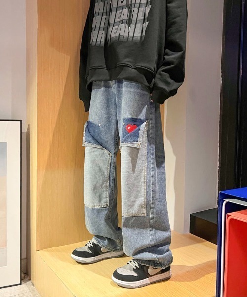 MGV(エムジーヴィー)の「ストリートハートロゴデニム(デニムパンツ・メンズ・ライトブルー/ブルー・LARGE/MEDIUM/X-LARGE)」の22枚目の写真