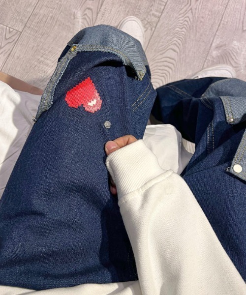 MGV(エムジーヴィー)の「ストリートハートロゴデニム(デニムパンツ・メンズ・ライトブルー/ブルー・LARGE/MEDIUM/X-LARGE)」の10枚目の写真