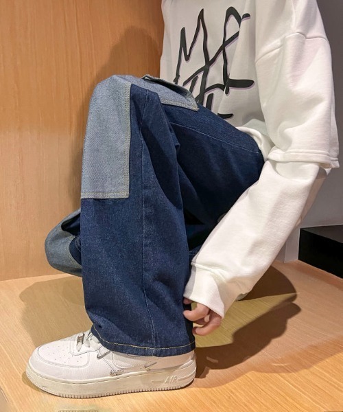 MGV(エムジーヴィー)の「ストリートハートロゴデニム(デニムパンツ・メンズ・ライトブルー/ブルー・LARGE/MEDIUM/X-LARGE)」の3枚目の写真