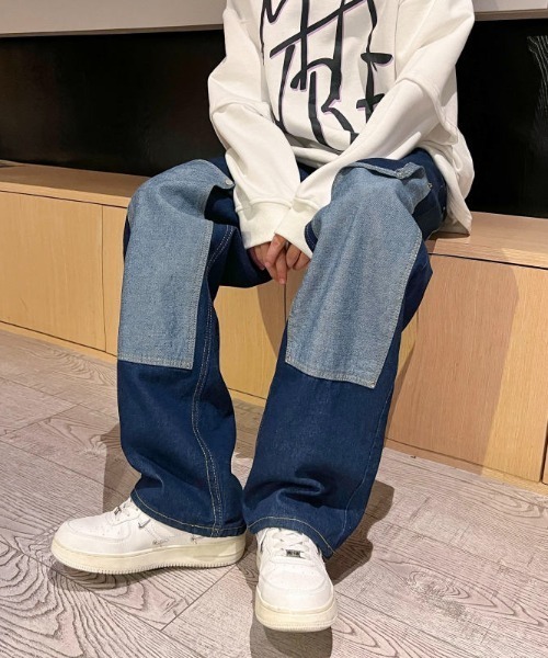 MGV(エムジーヴィー)の「ストリートハートロゴデニム(デニムパンツ・メンズ・ライトブルー/ブルー・LARGE/MEDIUM/X-LARGE)」の4枚目の写真