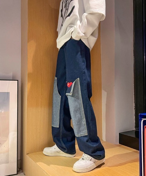MGV(エムジーヴィー)の「ストリートハートロゴデニム(デニムパンツ・メンズ・ライトブルー/ブルー・LARGE/MEDIUM/X-LARGE)」の5枚目の写真