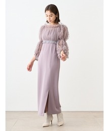 SNIDEL（スナイデル）の「Sustainableチュールボレロレイヤード