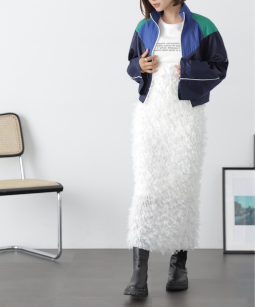 FREE'S MART(フリーズマート)の「◆<コレクション>トラックジャケット(ナイロンジャケット・レディース・ネイビー・FREE)」の15枚目の写真