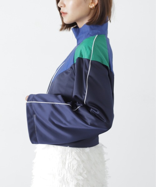 FREE'S MART(フリーズマート)の「◆<コレクション>トラックジャケット(ナイロンジャケット・レディース・ネイビー・FREE)」の9枚目の写真