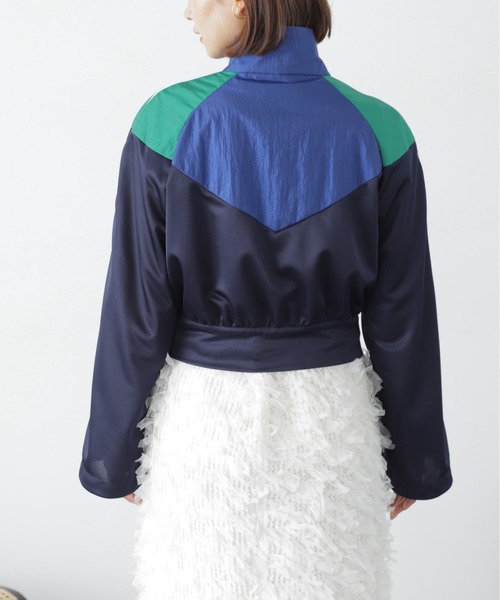 FREE'S MART(フリーズマート)の「◆<コレクション>トラックジャケット(ナイロンジャケット・レディース・ネイビー・FREE)」の10枚目の写真