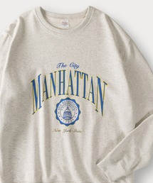 MANHATTAN&GO YOURSELF/アソートクルーネックスウェット/ユニセックス