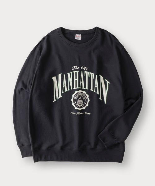 SlashDate(スラッシュデイト)の「MANHATTAN&GO YOURSELF/アソートクルーネックスウェット/ユニセックス(スウェット・メンズ・アッシュグレー/ブルー系その他/グレー系その他/ネイビー/アイボリー/グレー・M/L)」の22枚目の写真