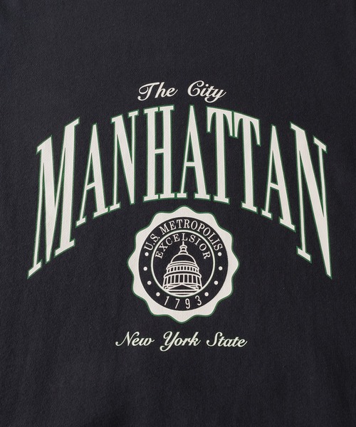 SlashDate(スラッシュデイト)の「MANHATTAN&GO YOURSELF/アソートクルーネックスウェット/ユニセックス(スウェット・メンズ・アッシュグレー/ブルー系その他/グレー系その他/ネイビー/アイボリー/グレー・M/L)」の16枚目の写真