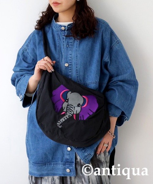 antiqua(アンティカ)の「アニマル刺繍バッグ(ショルダーバッグ・レディース・その他1/その他2・FREE)」の4枚目の写真