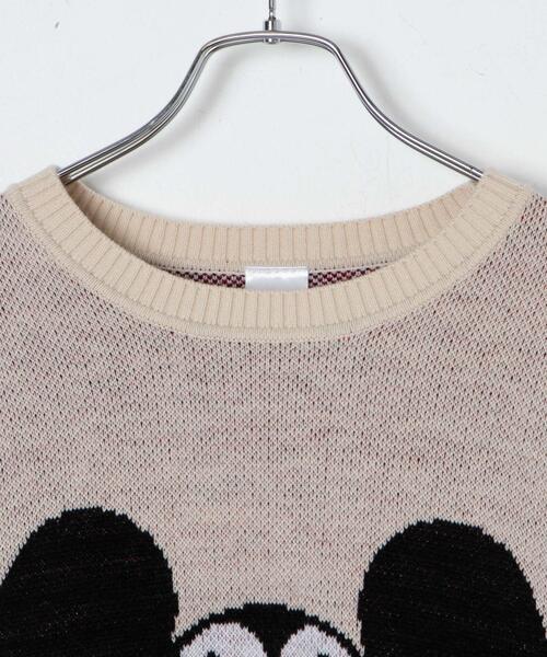 Disney（ディズニー）の「∴WEGO/別注Disneyジャガードニット（ニット/セーター・レディース・レッド/アイボリー・FREE）」の15枚目の写真