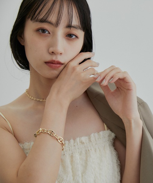 VIS（ビス）の「デザインチェーンマンテルブレスレット（ブレスレット・レディース・シルバー/ゴールド・FREE）」の8枚目の写真