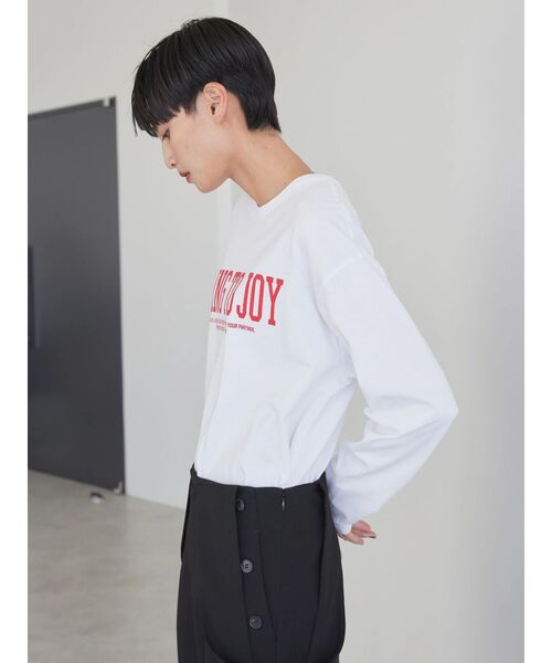 AMERICAN HOLIC（アメリカンホリック）の「ロゴカットプルオーバー（Tシャツ/カットソー・レディース・レッド/ブラック・M/L）」の5枚目の写真