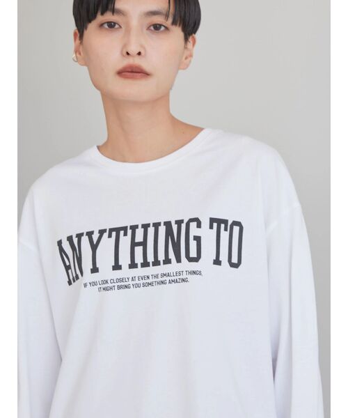 AMERICAN HOLIC（アメリカンホリック）の「ロゴカットプルオーバー（Tシャツ/カットソー・レディース・レッド/ブラック・M/L）」の9枚目の写真