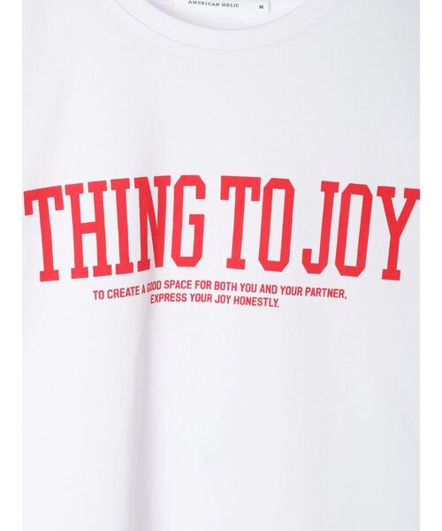 AMERICAN HOLIC（アメリカンホリック）の「ロゴカットプルオーバー（Tシャツ/カットソー・レディース・レッド/ブラック・M/L）」の21枚目の写真