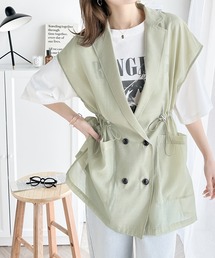 classicalelf | シンプルコーデを格上げ。ウエストドロストシアーダブルジレ(ベスト)