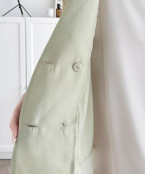 classicalelf（クラシカルエルフ）の「シンプルコーデを格上げ。ウエストドロストシアーダブルジレ（ベスト・レディース・ブラック/アイボリー/イエロー系その他・LARGE/MEDIUM/SMALL/X-LARGE）」の14枚目の写真