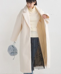 OMNES（オムネス）の「ニットシャギー袖タックチェスターコート（チェスターコート）」