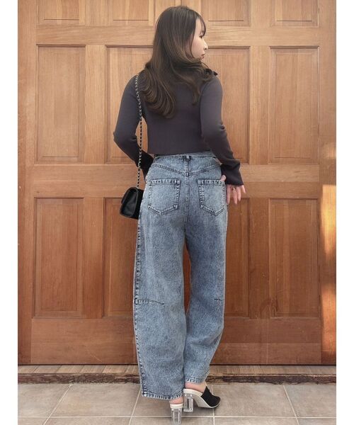 dazzlin(ダズリン)の「Wジップリブニットトップス(ニット/セーター・レディース・レッド/ブラック/チャコールグレー・FREE)」の21枚目の写真