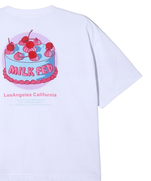 MILKFED.（ミルクフェド）の「CAKE S/S TEE（Tシャツ/カットソー・レディース・ライトピンク/ホワイト/ブラック・L/M）」の7枚目の写真