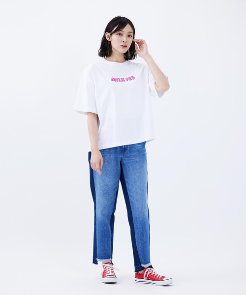 MILKFED.（ミルクフェド）の「CAKE S/S TEE（Tシャツ/カットソー・レディース・ライトピンク/ホワイト/ブラック・L/M）」の16枚目の写真