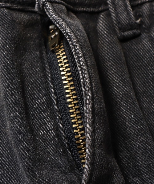 Chick(チック)の「▲BOA VINTAGE DENIM SKIRT / ボアビンテージ風デニムミニスカート(デニムスカート・レディース・ブラック/ブルー・S/M/L)」の8枚目の写真
