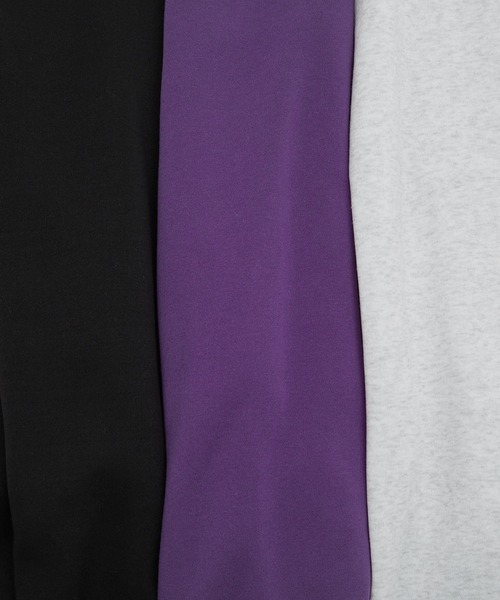 improves（インプローブス）の「コットンタッチ 裏起毛 無地 ハーフジップパーカー（パーカー・メンズ・パープル/ブラック/オートミール/チャコール/グレイッシュベージュ・X-LARGE/MEDIUM/LARGE）」の15枚目の写真