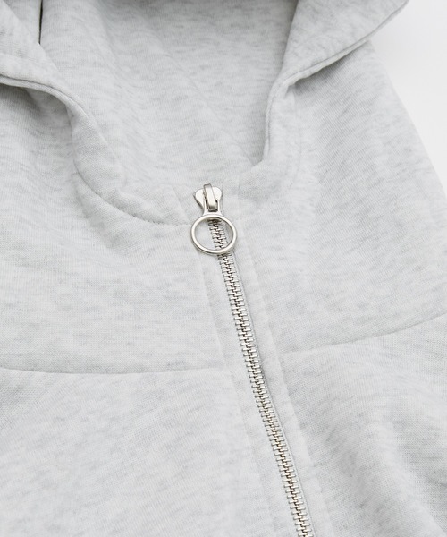 improves（インプローブス）の「コットンタッチ 裏起毛 無地 ハーフジップパーカー（パーカー・メンズ・パープル/ブラック/オートミール/チャコール/グレイッシュベージュ・X-LARGE/MEDIUM/LARGE）」の16枚目の写真