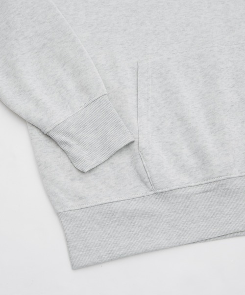 improves（インプローブス）の「コットンタッチ 裏起毛 無地 ハーフジップパーカー（パーカー・メンズ・パープル/ブラック/オートミール/チャコール/グレイッシュベージュ・X-LARGE/MEDIUM/LARGE）」の17枚目の写真