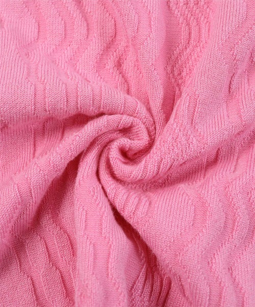 miette（ミエット）の「ジグザグリブ半袖トップス（Tシャツ/カットソー・レディース・オフホワイト/ピンク/ブラック/イエロー系その他・FREE）」の7枚目の写真