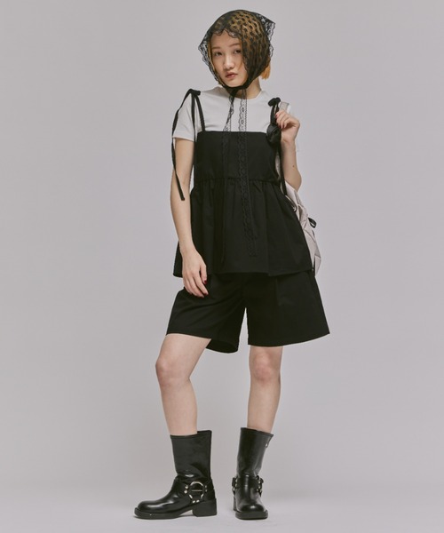 FEKETE(フェケテ)の「COTTON HALF PANTS / コットンハーフパンツ(その他パンツ・レディース・ベージュ/ライトグレー/ブラック・SMALL/MEDIUM/LARGE)」の4枚目の写真