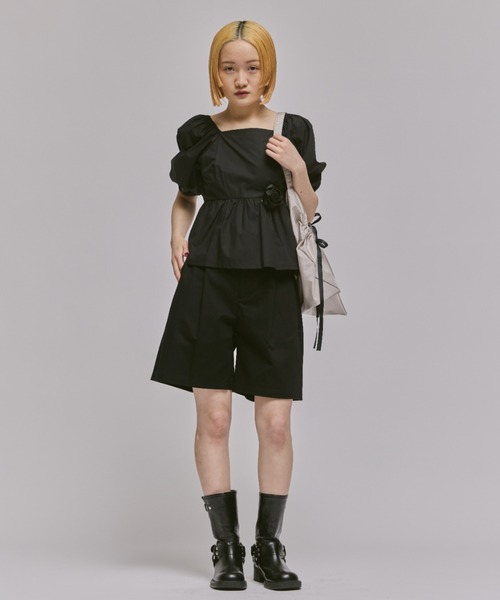 FEKETE(フェケテ)の「COTTON HALF PANTS / コットンハーフパンツ(その他パンツ・レディース・ベージュ/ライトグレー/ブラック・SMALL/MEDIUM/LARGE)」の20枚目の写真