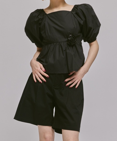 FEKETE(フェケテ)の「COTTON HALF PANTS / コットンハーフパンツ(その他パンツ・レディース・ベージュ/ライトグレー/ブラック・SMALL/MEDIUM/LARGE)」の8枚目の写真