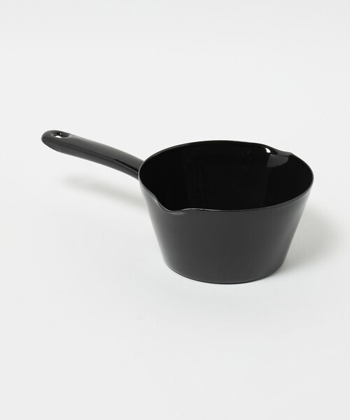 別注】＜富士ホーロー＞ミルクパン 14cm BLACK（鍋/フライパン）｜富士