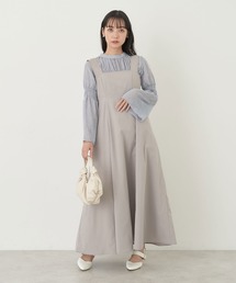 earth music&ecology | ステッチジャンドレ(ワンピース)