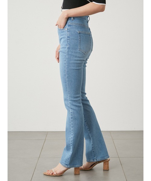 SNIDEL スナイデル ラインストーンデニムパンツ 0 LBLU ジーンズ 青 SNIDEL (セール40%OFF) snidel / スナイデル ラインストーン
