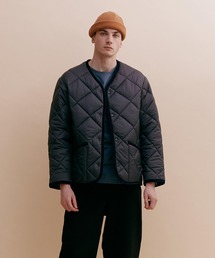 LAVENHAM(xn)BIG QUILT COLLARLESS JACKET MENS / rbO Lg J[X WPbg Y(̑AE^[)