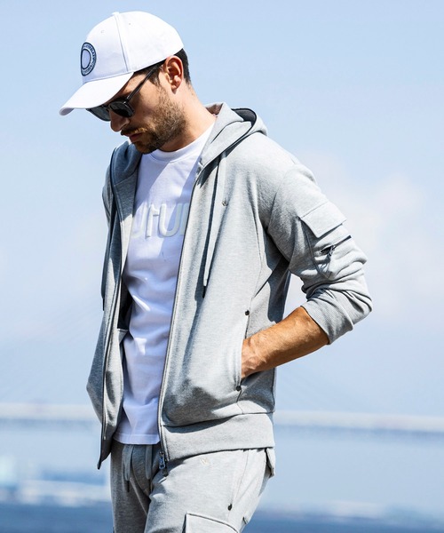 RILY コーデュロイパーカー 白 サイズL RILY コーデュロイパーカー 白