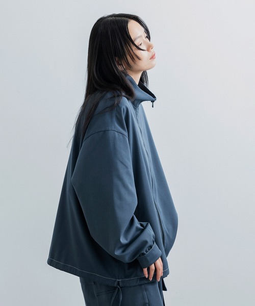 【 セットアップ対応 】サイドコードスタンドZIPブルゾン