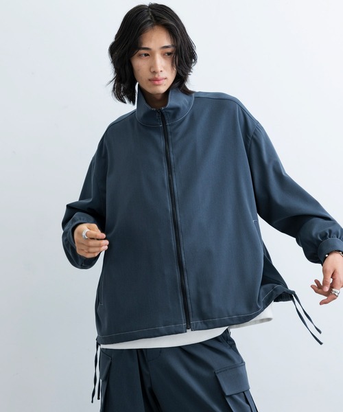 JUNRED（ジュンレッド）の「【 セットアップ対応 】サイドコードスタンドZIPブルゾン（ブルゾン・メンズ・チャコールグレー/ブラック・L/M/S）」の17枚目の写真