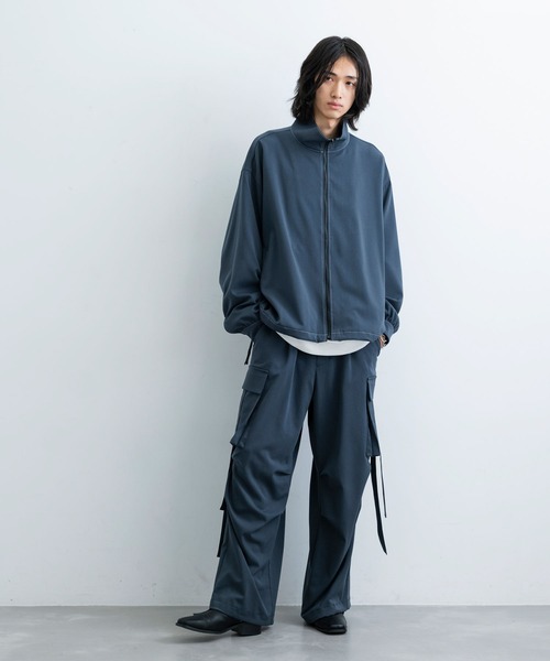 JUNRED（ジュンレッド）の「【 セットアップ対応 】サイドコードスタンドZIPブルゾン（ブルゾン・メンズ・チャコールグレー/ブラック・L/M/S）」の19枚目の写真