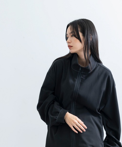 JUNRED（ジュンレッド）の「【 セットアップ対応 】サイドコードスタンドZIPブルゾン（ブルゾン・メンズ・チャコールグレー/ブラック・L/M/S）」の20枚目の写真