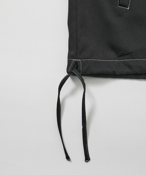 JUNRED（ジュンレッド）の「【 セットアップ対応 】サイドコードスタンドZIPブルゾン（ブルゾン・メンズ・チャコールグレー/ブラック・L/M/S）」の14枚目の写真